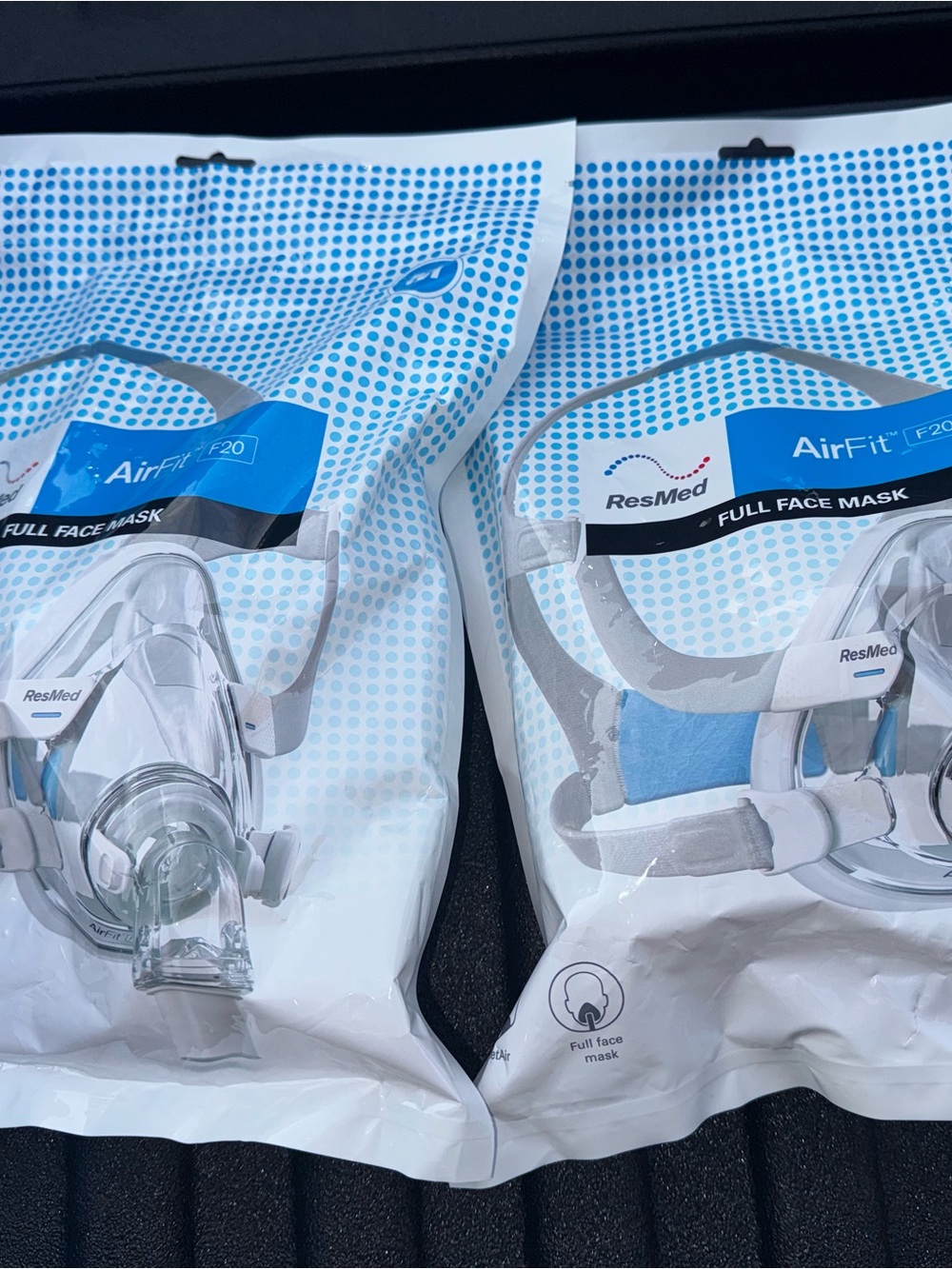 Air fit F20 Full Face Mask Medium
63401 LOT OF 2 Packages